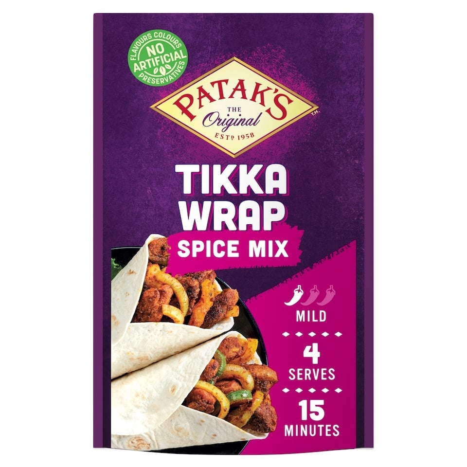 Pataks Tikka Wrap Spice Mix 25g