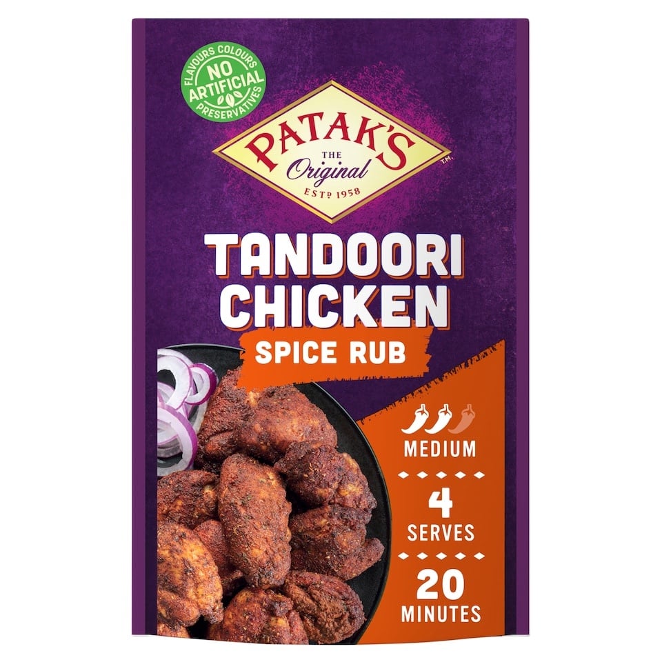 [1076864] Pataks Tandoori Chicken Spice Rub 25g