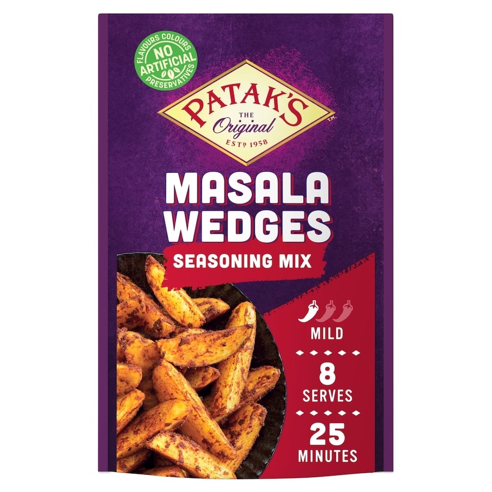 Pataks Masala Wedges Seasoning Mix 25g