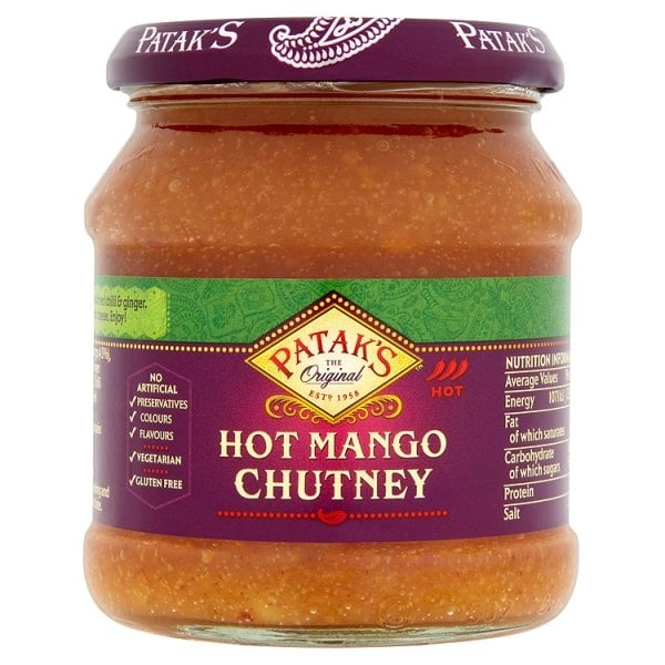 [450756] Pataks Hot Mango Chutney 340g