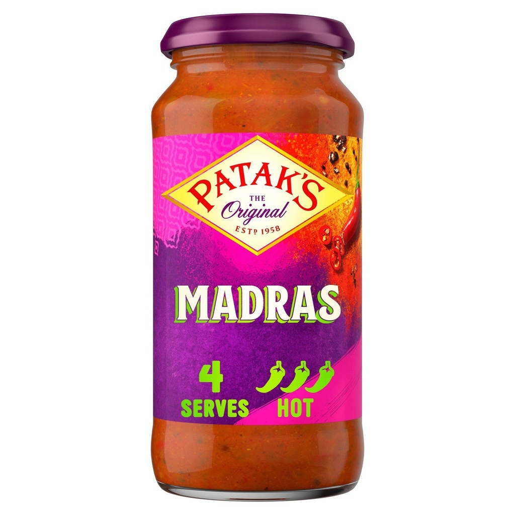 [35375] Pataks Madras Curry Sauce 450g