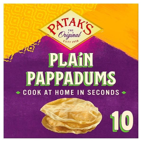 [56427] Pataks Poppadoms Original 10's