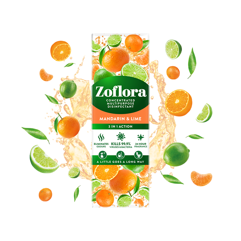 [38496] Zoflora Disinfectant 250ml Mandarin & Lime