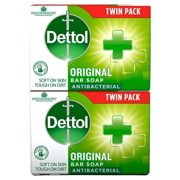 [182865] Dettol Soap Anti-Bac Twin Pack 2x100g