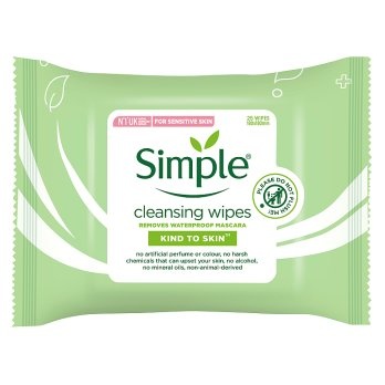 [040106] Simple Face Wipes Cleansing 25 wipes