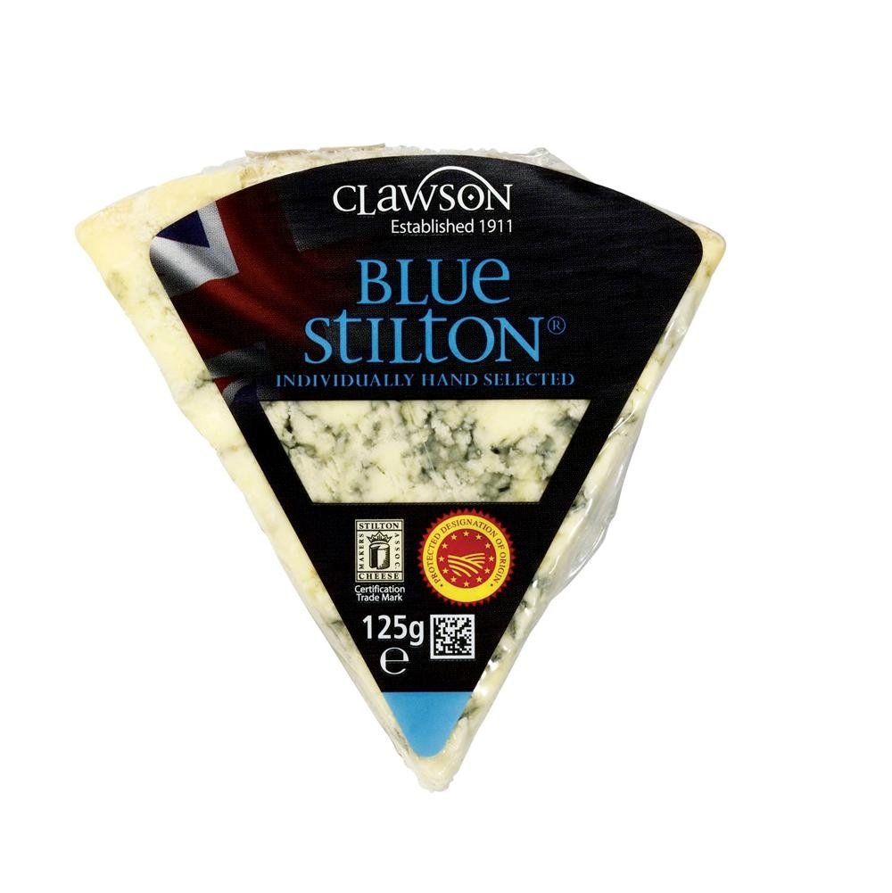 [80145] Clawson Blue Stilton Cheese 125g