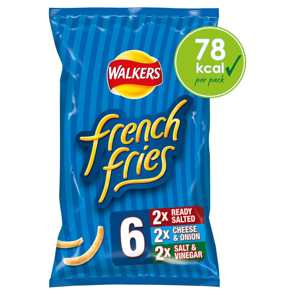 [39412] French Fries Variety Multipack Snacks 6x18g