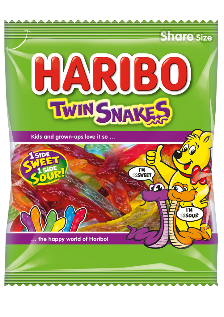 Haribo Twin Snakes 154g