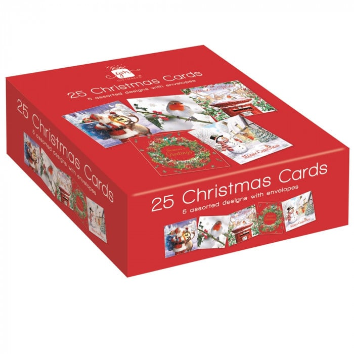 [1078354] Giftmaker 25 Bumper Box Christmas Cards