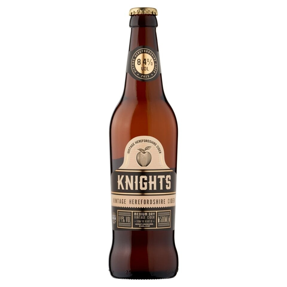 [125001] Knights Vintage Cider 8.4% 500ml