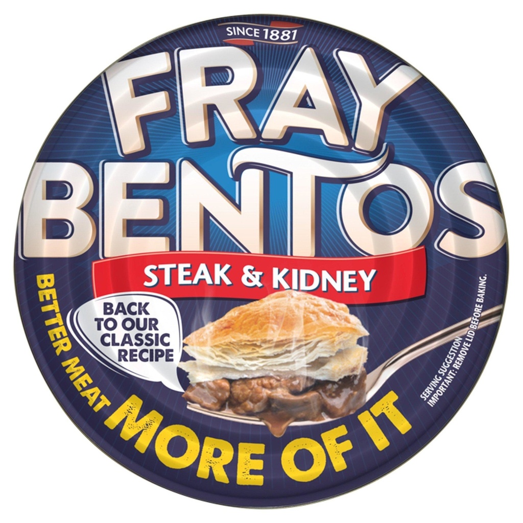 [27191] Fray Bentos Steak & Kidney Pie 425g