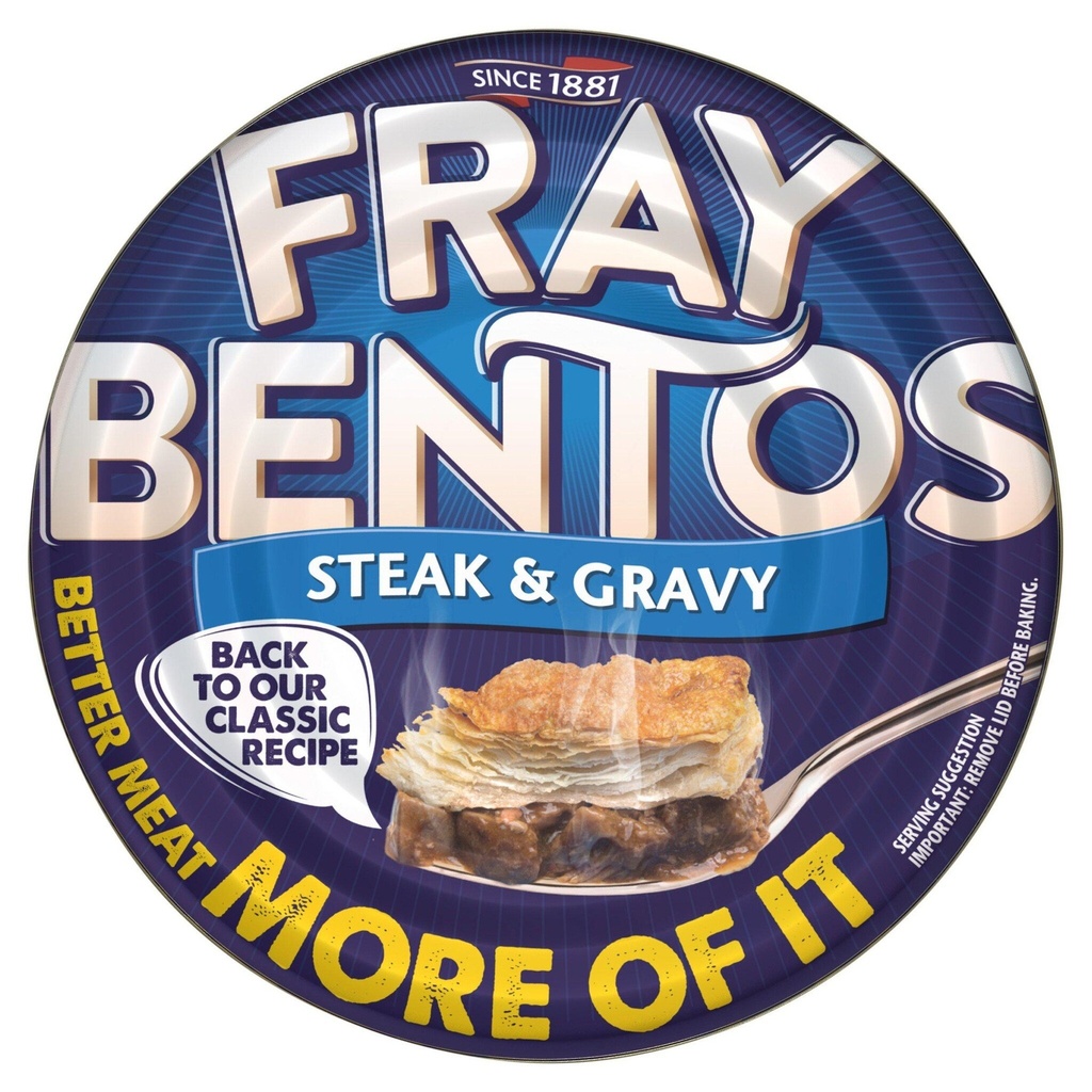 [46403] Fray Bentos Steak & Gravy Pie 425g