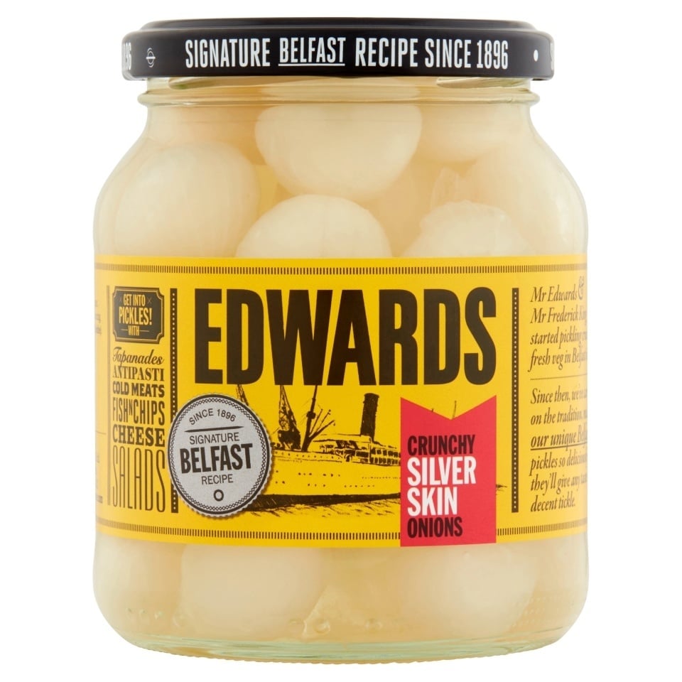[3708] Edwards Crunchy Silver Skin Onions 350g