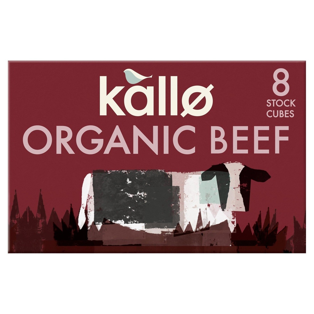 Kallo Organic Stock Cubes Beef 88g