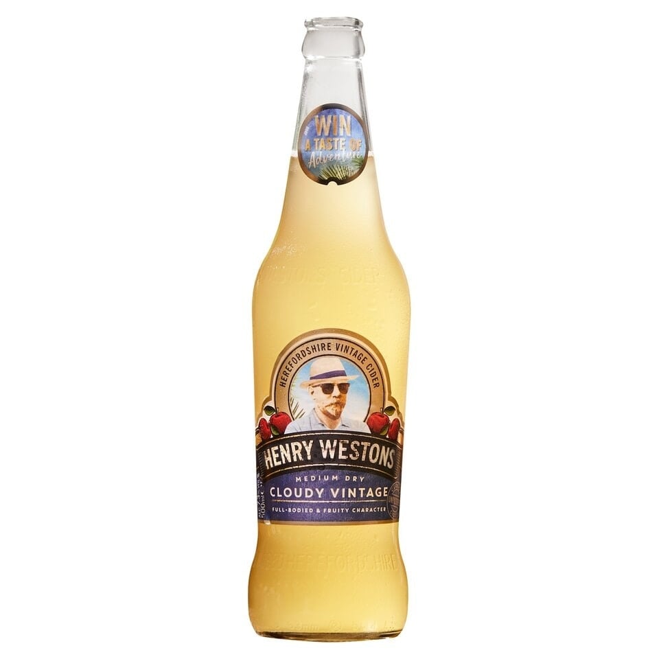 Henry Westons Medium Dry Cloudy Cider 7.3% 500ml