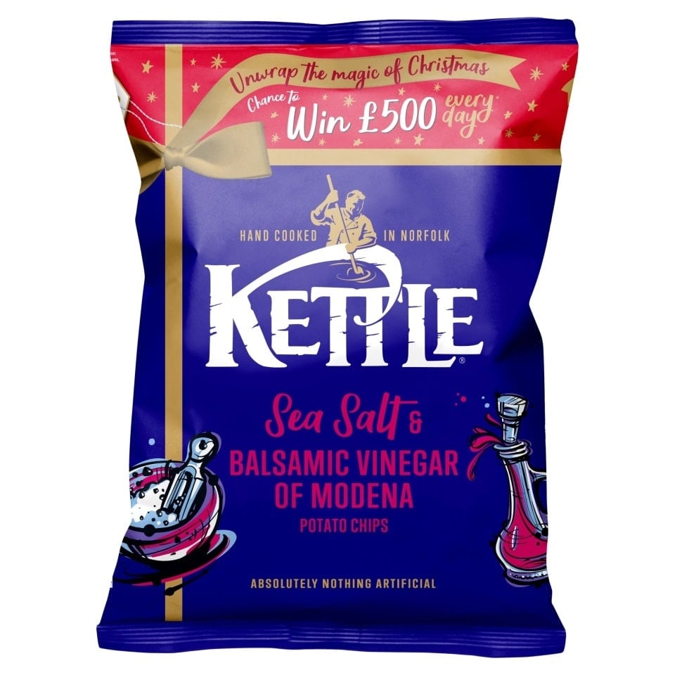 [180140] Kettle Crisps Salt & Balsamic Vinegar 130g