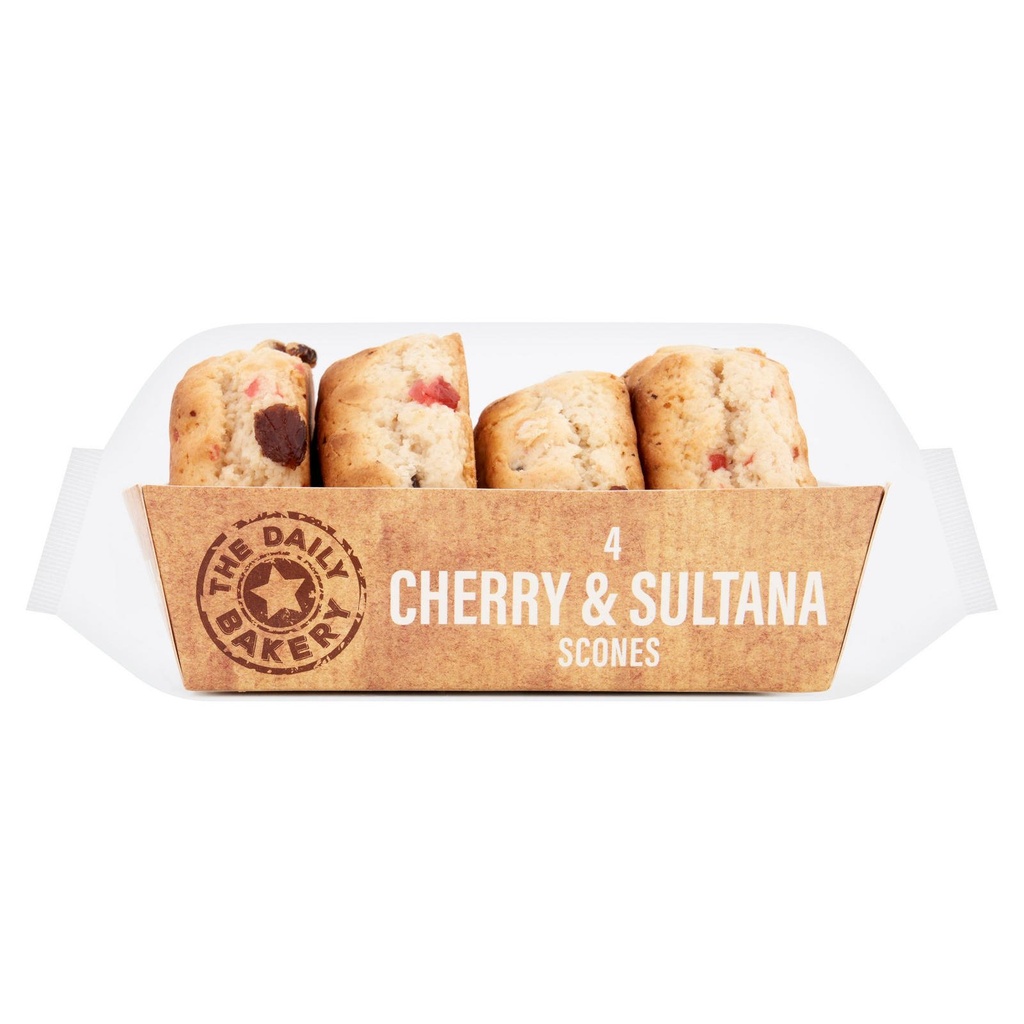 [100593] The Daily Bakery 4 Cherry & Sultana Scones