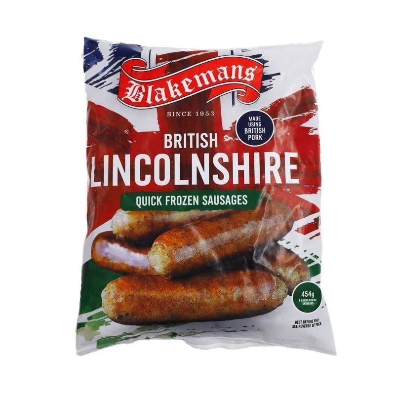 [914] Blakemans 8 Lincolnshire Sausages 454g