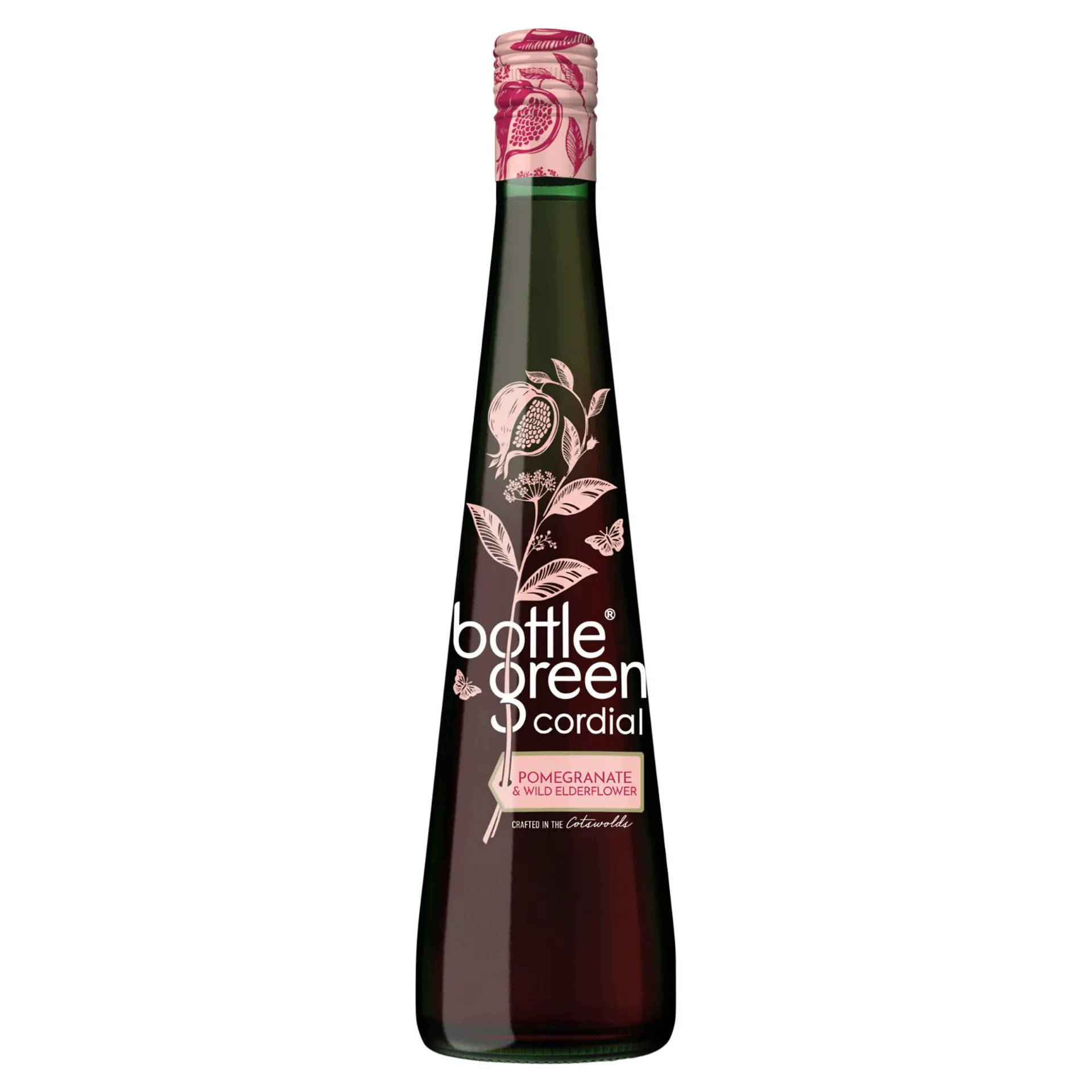 [43385] Bottlegreen Pomegranate & Elderflower Cordial 500ml