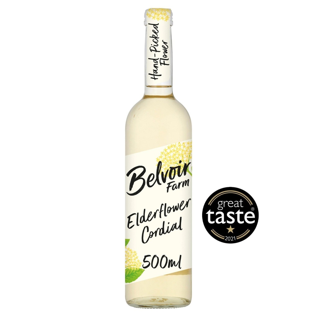 [108037657] Belvoir Farm Elderflower Cordial 500ml