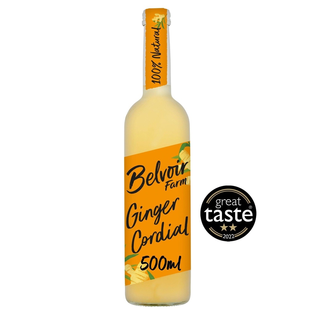 [108037614] Belvoir Farm Ginger Cordial 500ml
