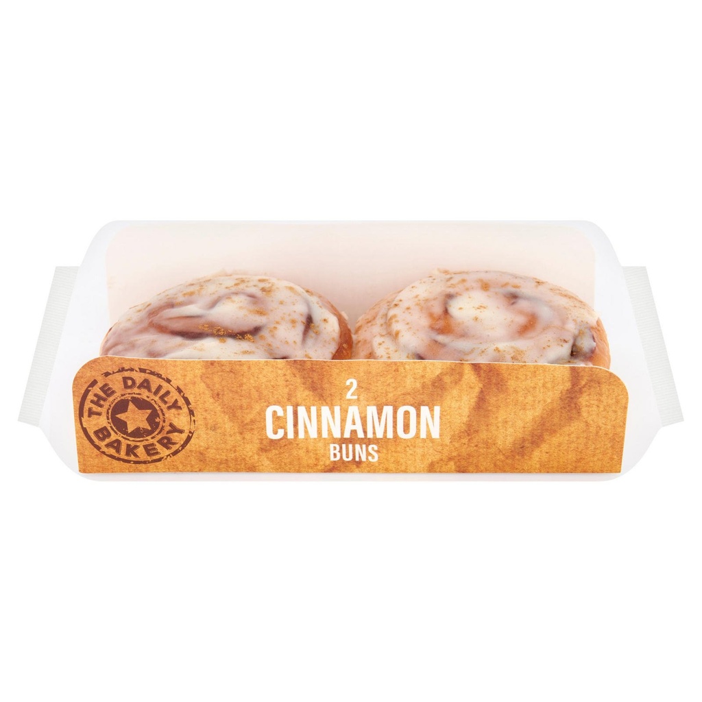[100141] The Daily Bakery 2 Pack Cinnamon Buns