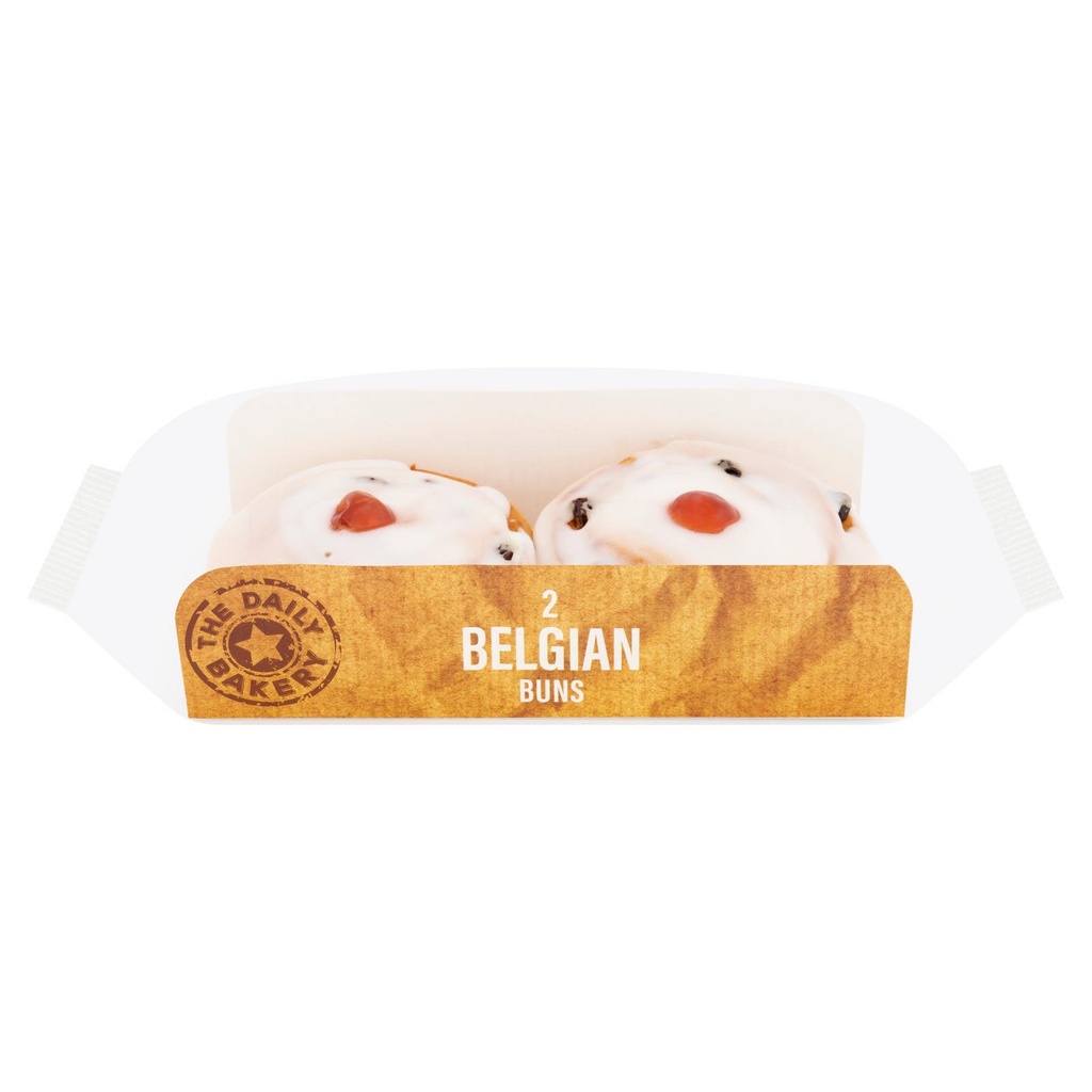 [100140] The Daily Bakery 2pk Belgian Buns