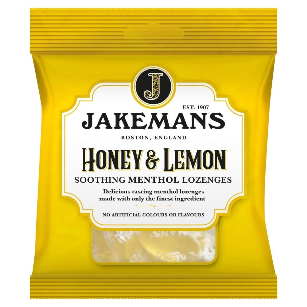 [178641] Jakemans Honey & Lemon Menthol Lozenges 73g
