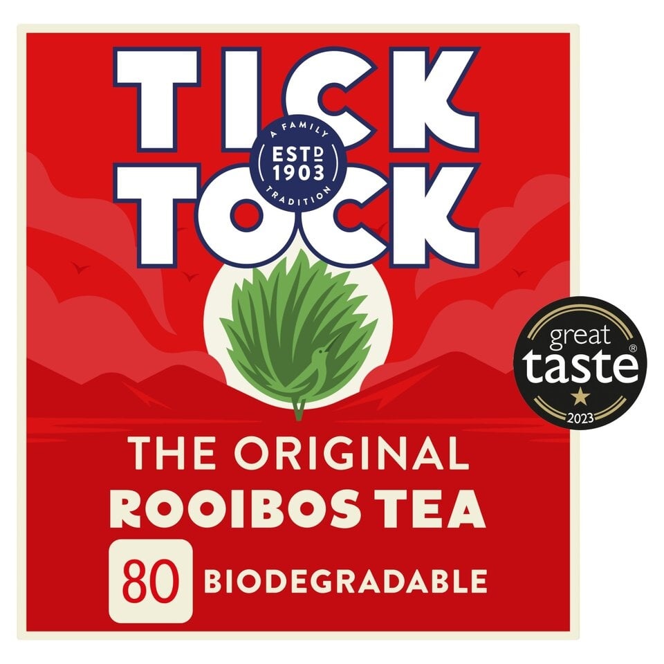 Tick Tock Rooibos Tea 80 Bags 180g