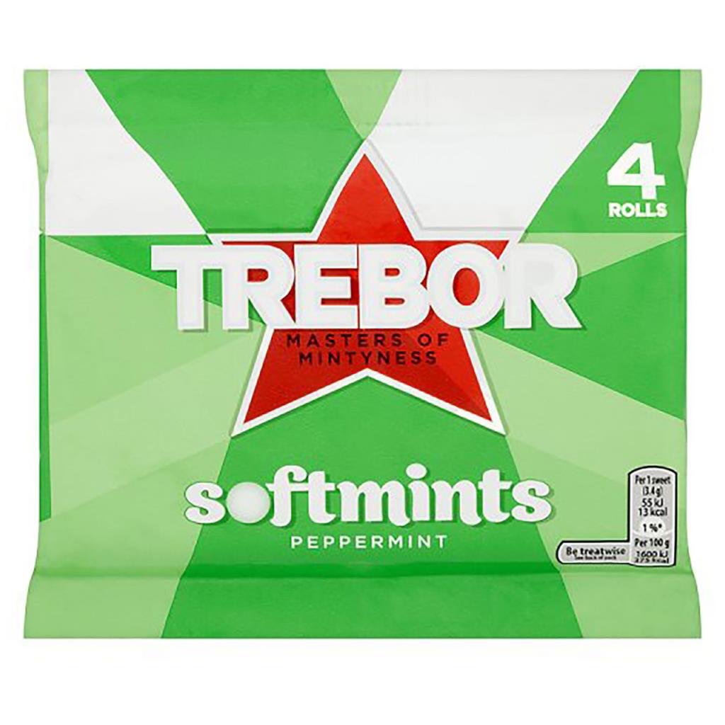 [1619] Trebor Softmints Peppermint 4pk