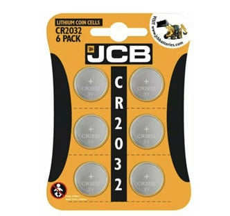 JCB Lithium Coin Cell Battery Cr 2032 6pk