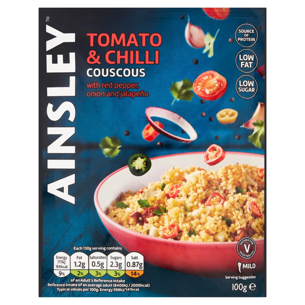 [100489384] Ainsley Harriott Tomato & Chilli Couscous 100g
