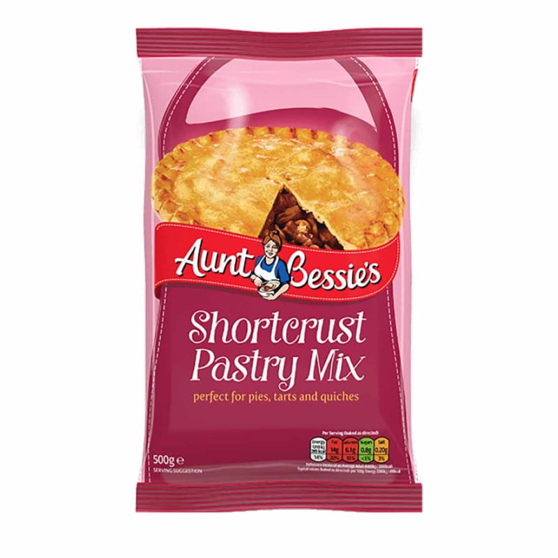 [03AUNP01] Aunt Bessies Shortcrust Pastry Mix 500g