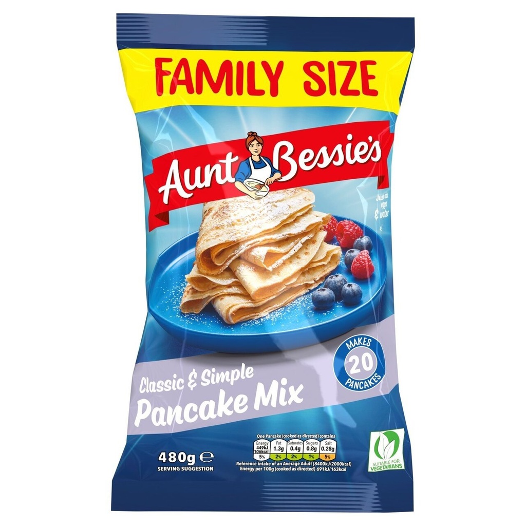 [107858605] Aunt Bessies Pancake Mix 480g