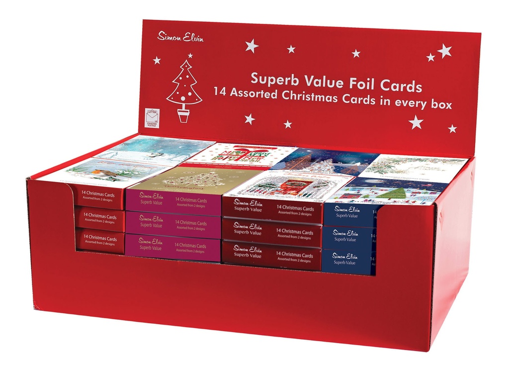 14 Christmas Cards 2 Designs