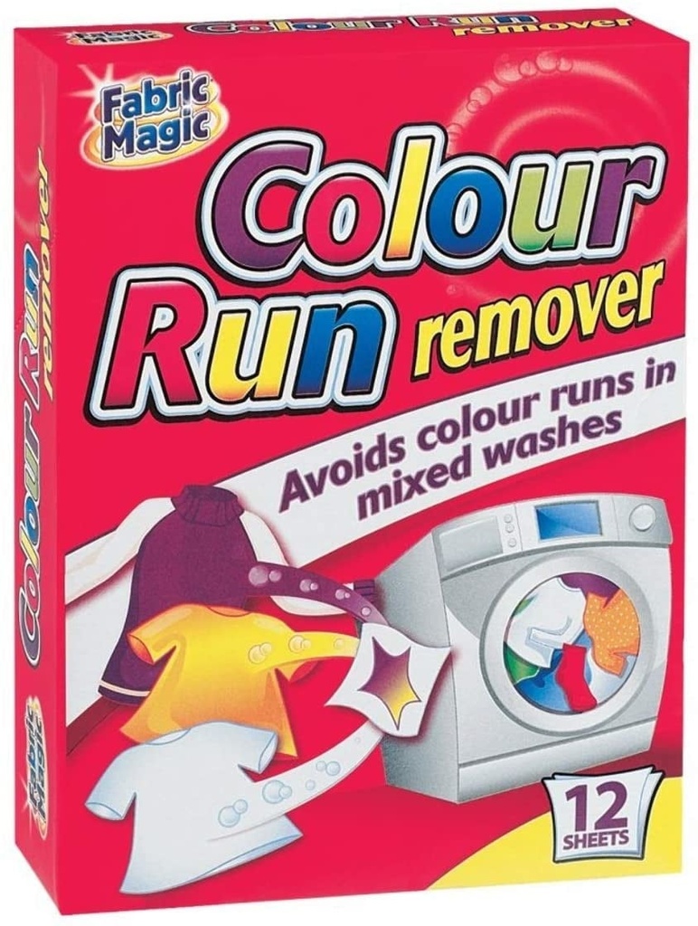 [120370] Fabric Magic Colour Run Remover 12pk
