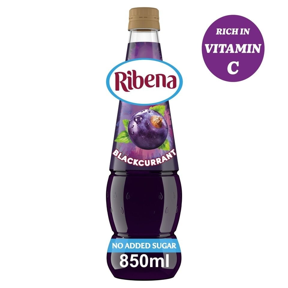 [107261622] Ribena Blackcurrant Concentrate No Added Sugar 850ml