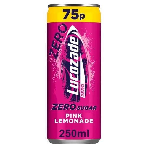 [181664] Lucozade Zero Pink Lemonade 250ml