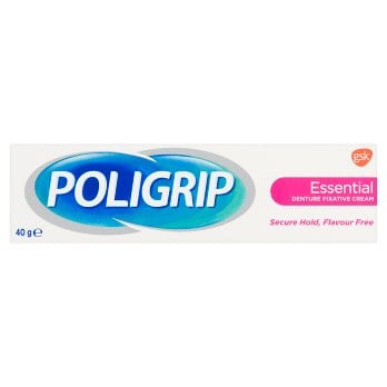 Poligrip Essential Denture Fixative Cream 40g