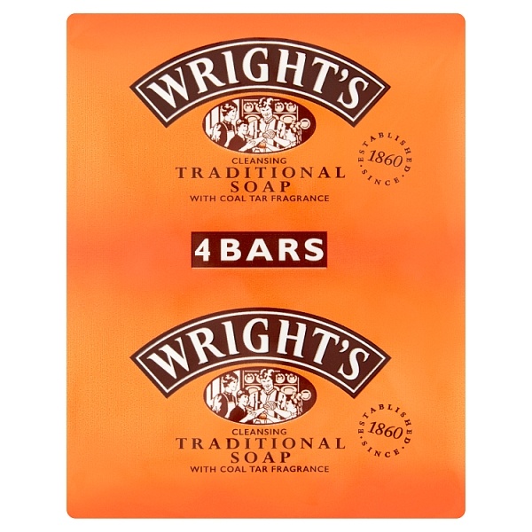 [123151] Wrights Soap Bars 4x100g