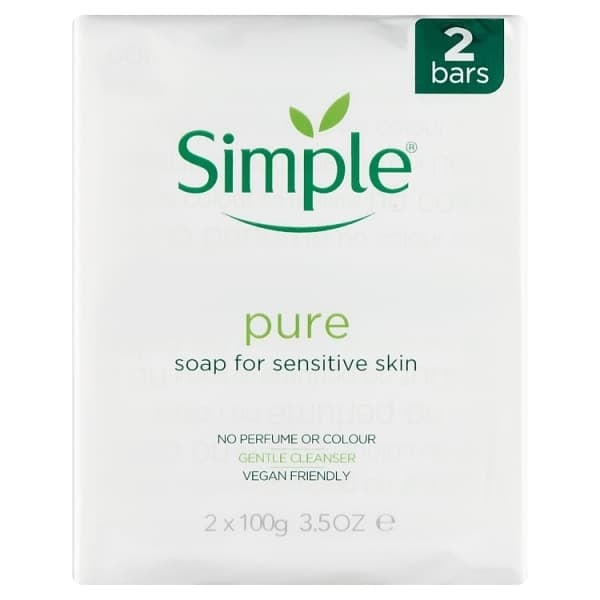 Simple Pure Soap Twin Pack 2x100g