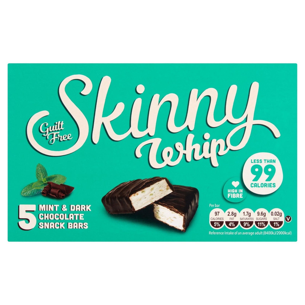 Skinny Whip Mint & Dark Choc Guilt Free 5x25g