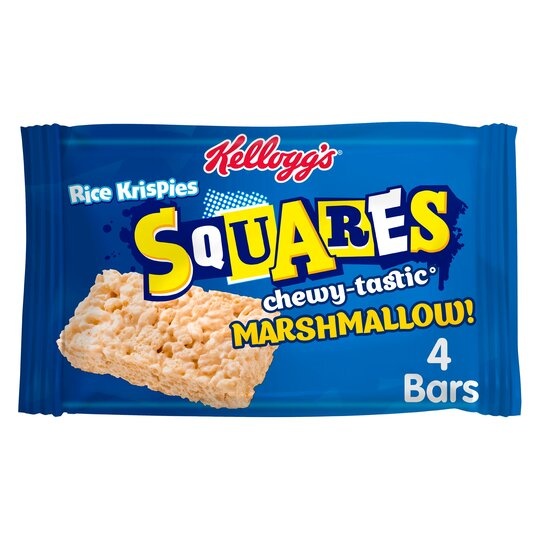 Kelloggs Rice Krispie Squares Marshmallow 4pk
