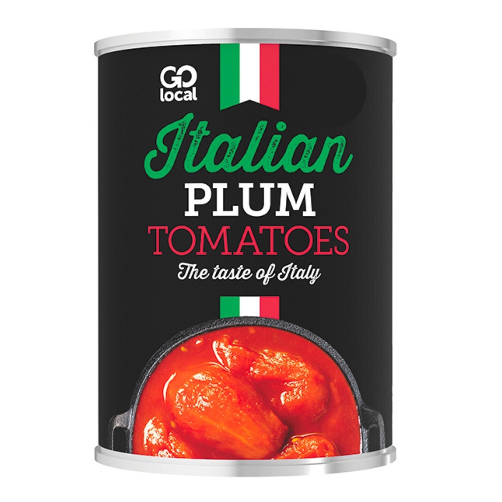 [123654] Go Local Italian Plum Tomatoes 400g