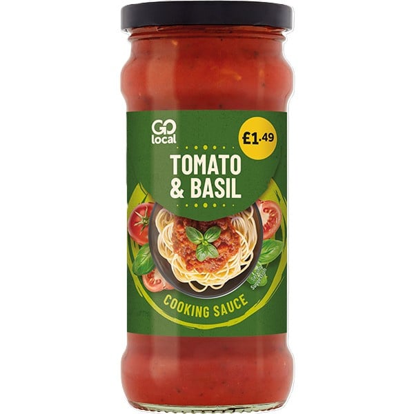 [125030] Go Local Tomato & Basil Pasta Sauce 350g