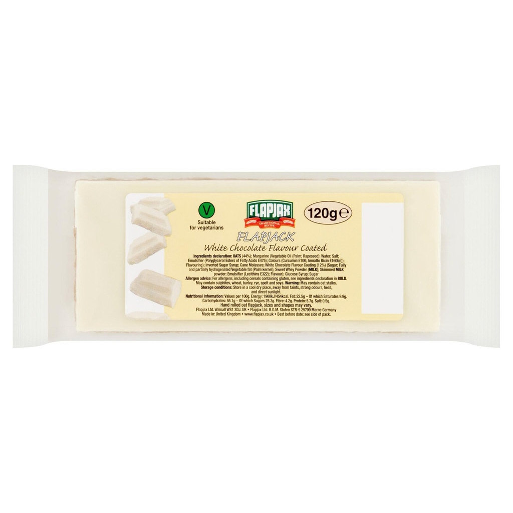 Flapjax White Chocolate Flapjack 120g