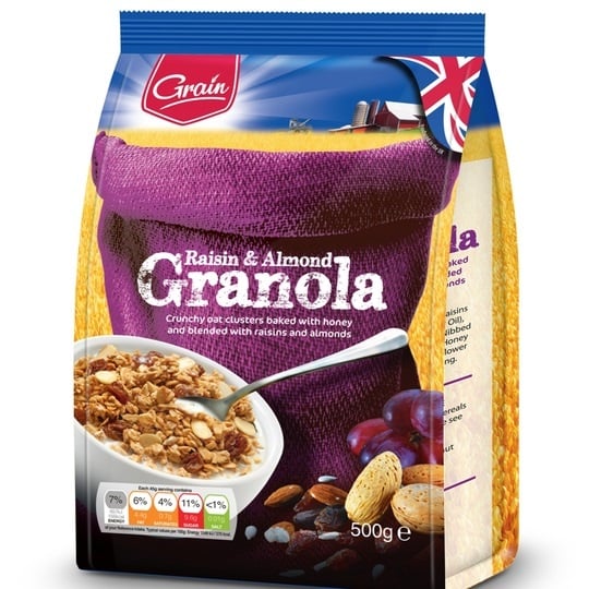 [03GRAR01] Grain Raisin & Almond Granola 500g