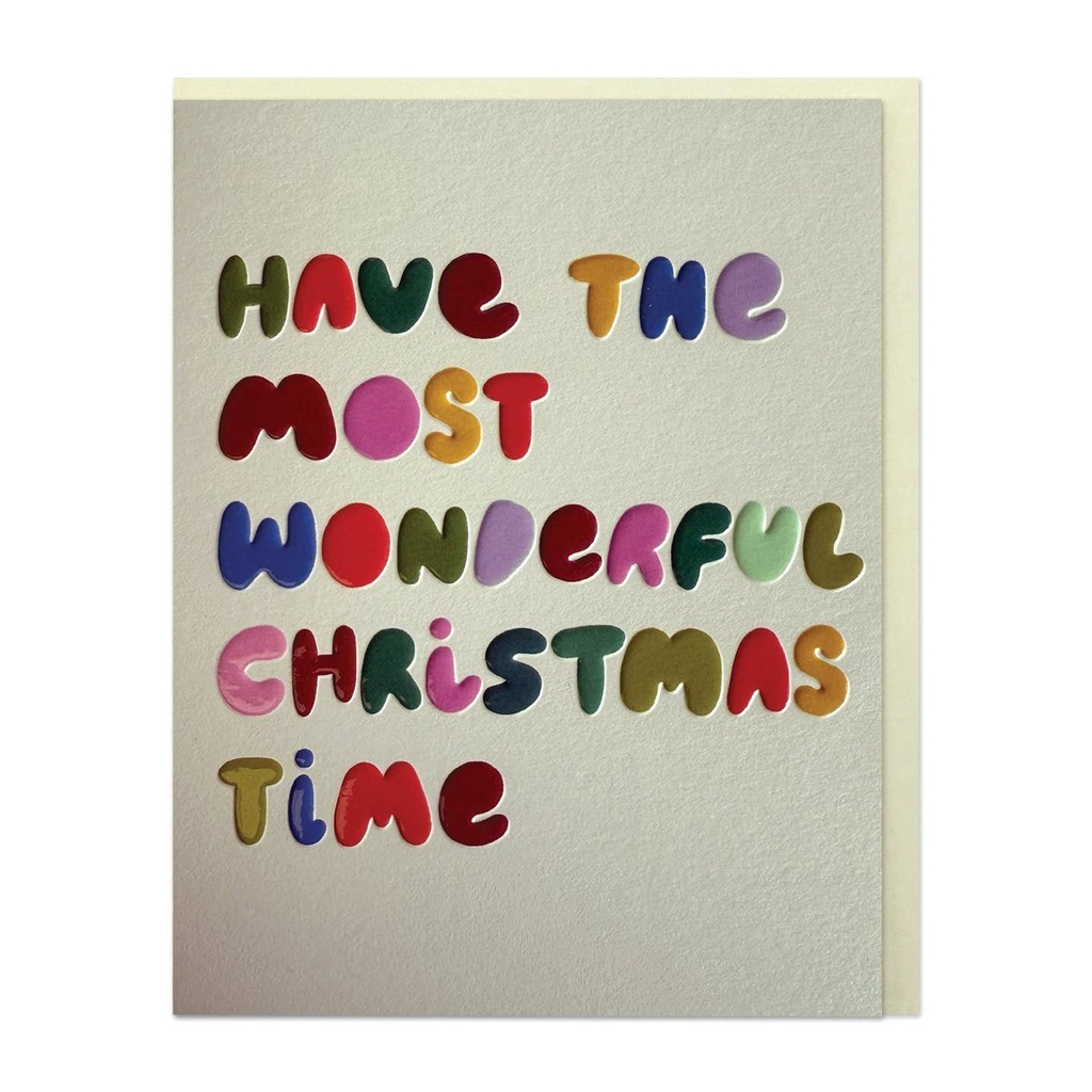 [4RAS87] Raspberry Blossom Have the Most Wonderful Christmas Card