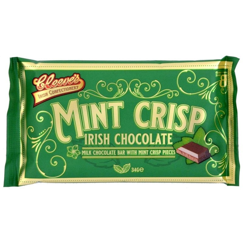 [46905] Cleeves Mint Crisp Bar 34g