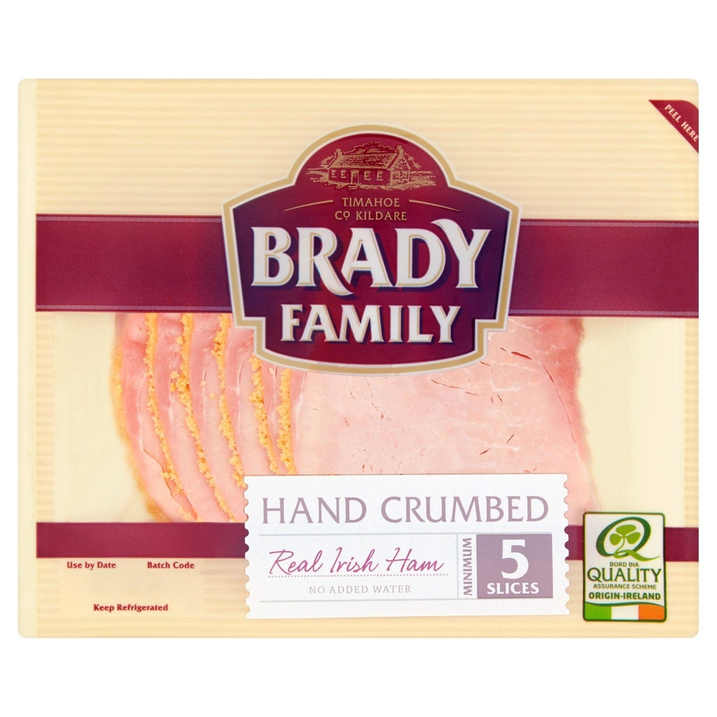 Brady Family Hand Crumbed Irish Ham 80g